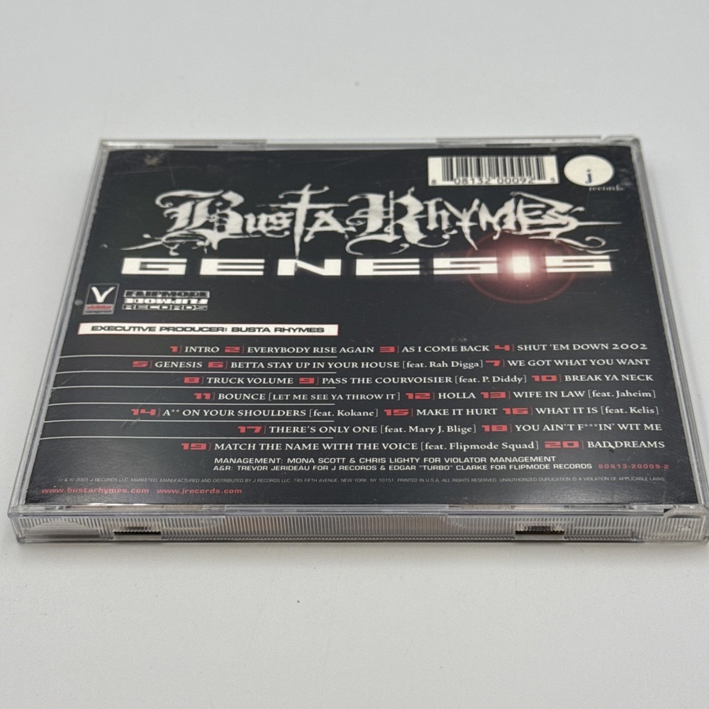 Busta Rhymes : Genesis CD (2001) Tested And Works - Picture 6 of 6